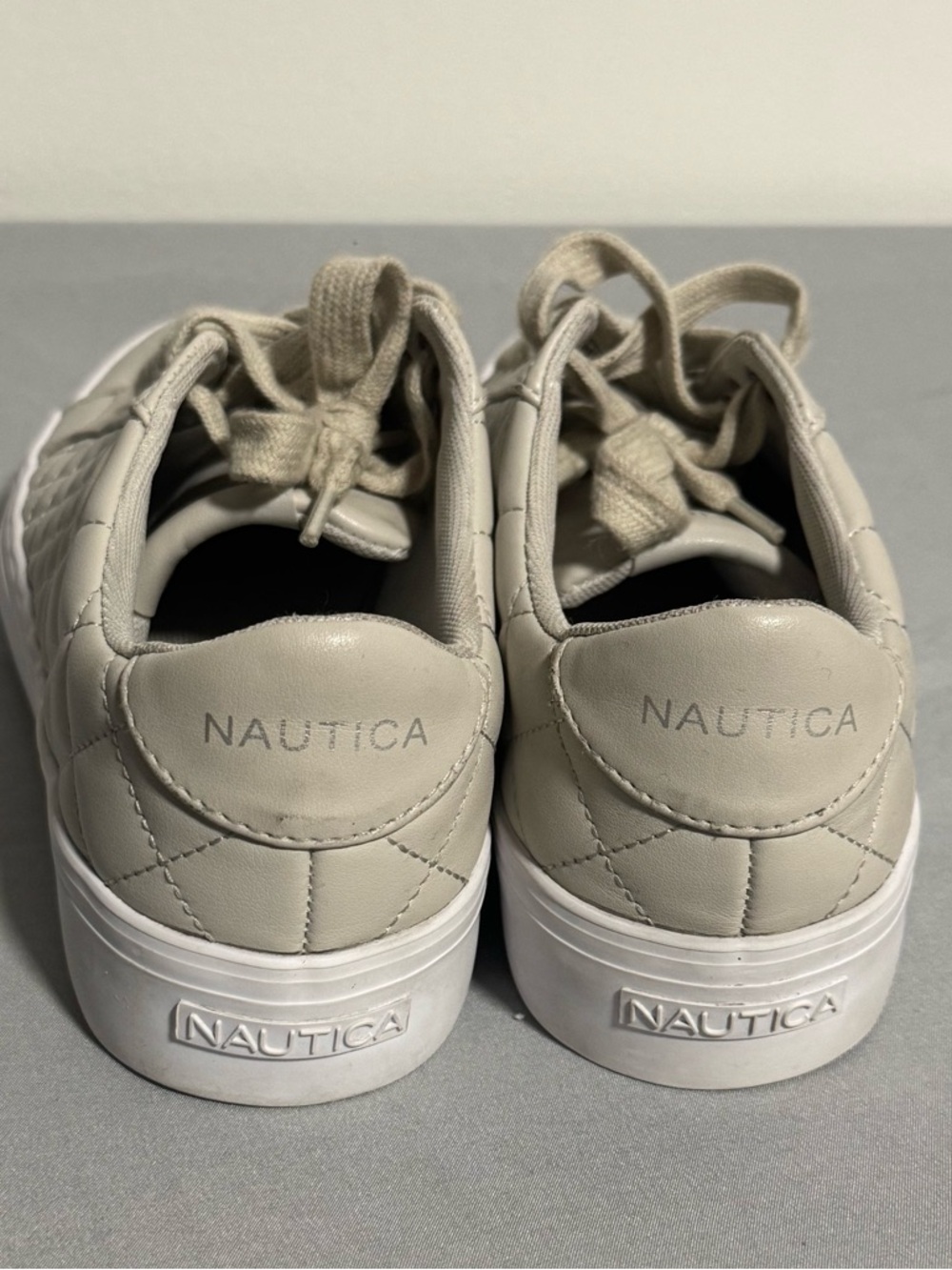 Nautica White Casual Canvas Sneakers - Picture 2 of 5